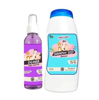Kit Para Perro Shampoo Seco + Colonia Fruitilicious-Coco,hi-res