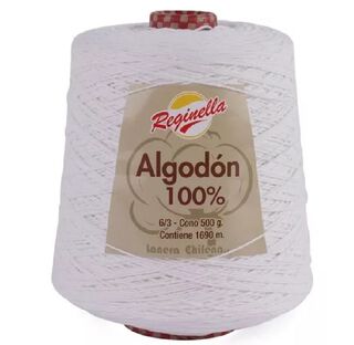 Cono Algodon 100% 500grs Reginella incluye 2 palillos,hi-res