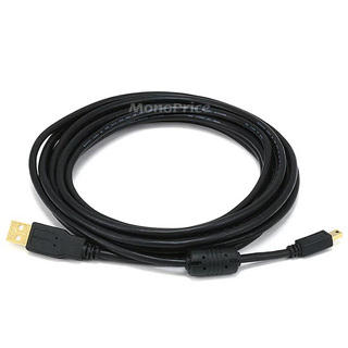 Cable USB A a miniB - Premium - 10Ft 3mts,hi-res