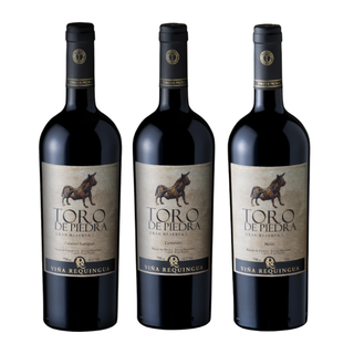 Pack Vino Toro de Piedra Gran Reserva Variedades (Carmenere + Cabernet Sauvignon + Merlot),hi-res