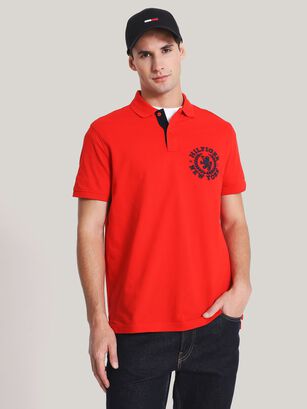 POLO REGULAR FIT SMALL LOGO Rojo XND Tommy Hilfiger,hi-res
