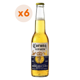 6X Cerveza Corona Botellín 4,5° 330Cc,hi-res