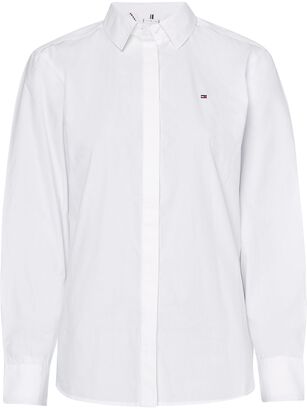 Camisa Relaxed A Rayas Blanco Tommy Hilfiger,hi-res