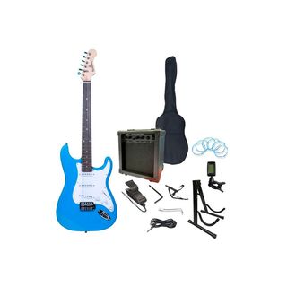Pack Guitarra Eléctrica Scorpion PAC-6 BL Azul,hi-res