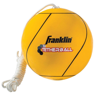 Balón Tetherball Franklin Sports 22 cm Amarillo Negro,hi-res