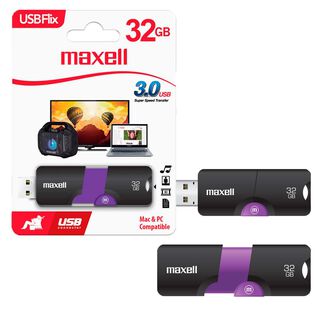 Pendrive USB 3.0 32GB Maxell Flix Compatible MAC y Windows,hi-res