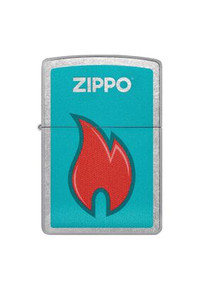 Encendedor Zippo Flame Design Azul Rojo ZP48495,hi-res