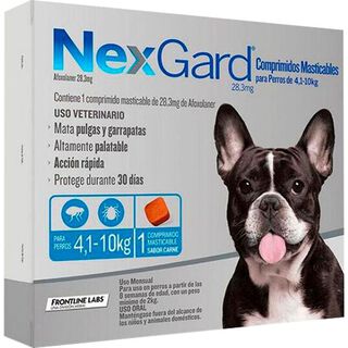 Nexgard Perro 4 a 10 Kgs 1 Tableta,hi-res