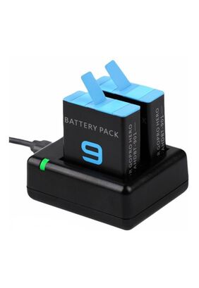 Cargador Batería Gopro Hero 10 Doble +cable,hi-res