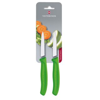 Cuchillo verdura mondador verde 8 cm Victorinox,hi-res