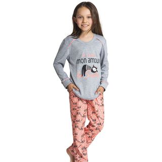 Pijama Mon Amour algodón 21662P Coral,hi-res