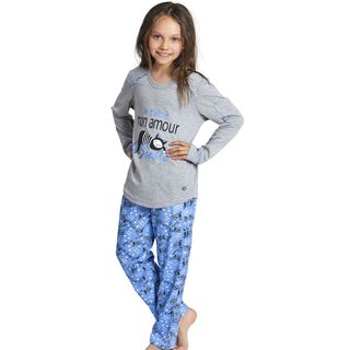 Pijama Mon Amour algodón 21662P Azul,hi-res