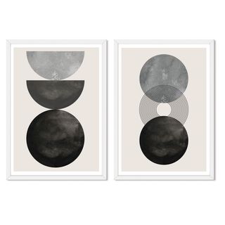 Set doble de Cuadros Area Lunar,hi-res