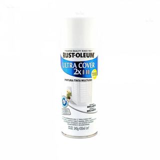 Spray Aerosol Ultra Cover 2x Blanco Brillante Rust Oleum,hi-res