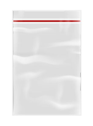 100 Bolsas de Celofán Adhesiva Transparente 20x35 cm,hi-res