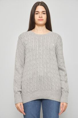 Sweater casual  gris polo talla Xl 412,hi-res