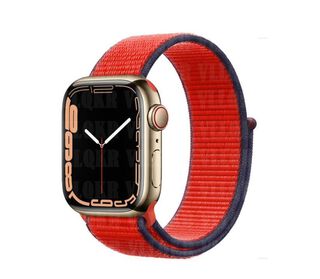 Correa Nylon Compatible Iwatch Apple Watch Rojo 38-40-41-MM,hi-res