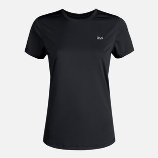Polera Mujer Core Q-Dry T-Shirt Negro Lippi I23,hi-res