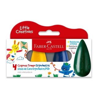 Crayón Ergonómico Gota Little Creatives Faber-Castell x4 und,hi-res