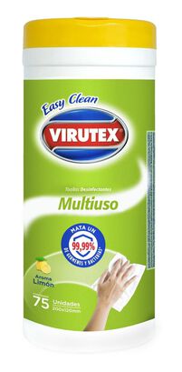 Toallas Húmedas Desinfectantes Multiuso X75 Un Limón Virutex,hi-res