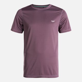 Polera Hombre Core Q-Dry T-Shirt Morado Lippi,hi-res