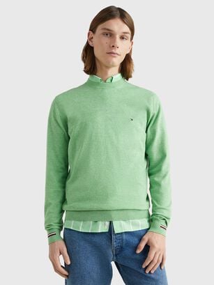 Sweater Mouline Striped  Verde Tommy Hilfiger,hi-res