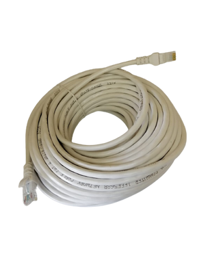 Cable de Red Rj45 de 20 mts categoría 6 blanco,hi-res