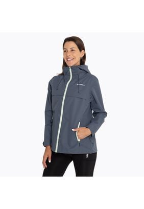 Chaqueta Impermeable Mujer Hardshell Azul Oscur,hi-res