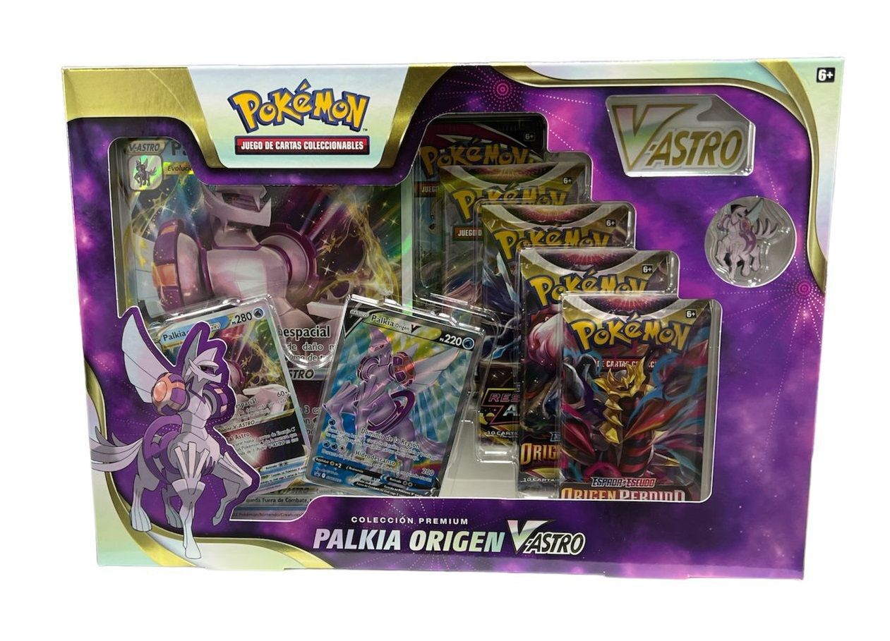 Colecciones premium Dialga Origen V-ASTRO y Palkia Origen V-ASTRO de JCC  Pokémon