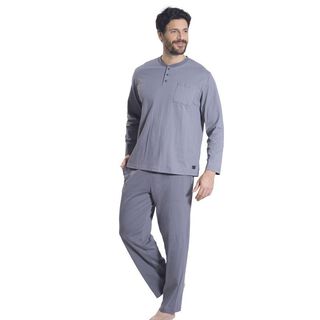Pijama algodón gris Art 2412055,hi-res