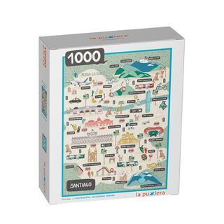 Puzzle 1000 Piezas Santiago,hi-res