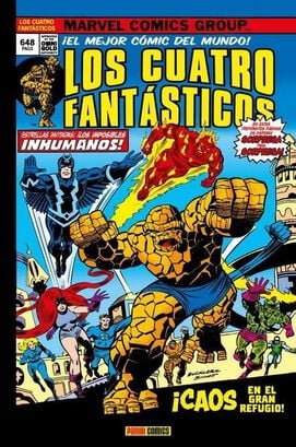 Marvel Gold Omnibus Los 4 Fantásticos 8 ¡Caos En El Gran Refugio!,hi-res