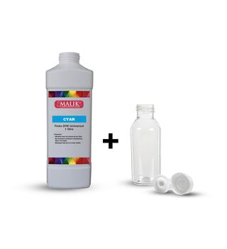 Tinta Cyan 1 Litro + Botella GT53 compatible para Hp SmartTank 517,hi-res