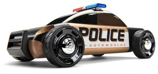 Automoblox S9 patrulla de policía, negro,hi-res