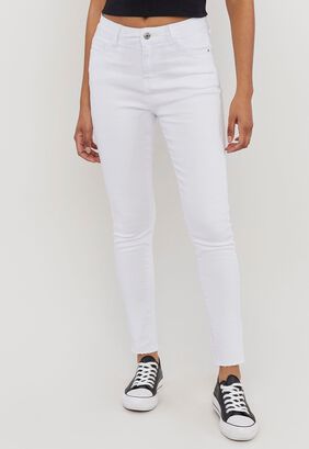 Jeans Mujer Skynny Básicos Blanco Corona,hi-res