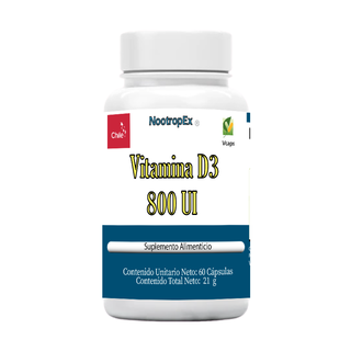 Vitamina D3 800 UI 60 Cápsulas,hi-res