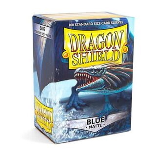 Protectores Dragon Shield 100 - Standard Matte Blue,hi-res