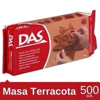 Pasta Para Modelar Masa Das Secado En Frío Terracota 500 gr,hi-res
