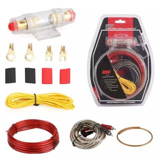 Kit Cables Para Amplificador Subwoofer 1500w Auto,hi-res