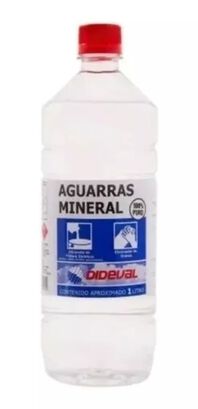 Aguarras Mineral Dideval 1 Litro Disolvente Transparente,hi-res