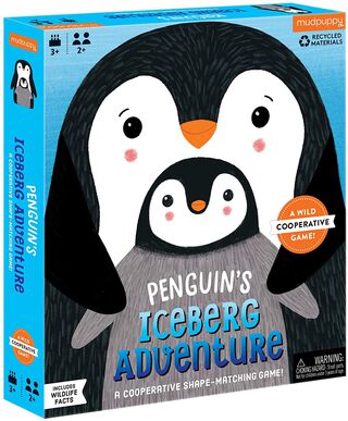 Juego De Mesa Aventura De Un Pingüino En Un Iceberg Mudpuppy,hi-res