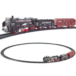 Tren Clásico Realista con Vapor Luces y Sonidos 126cm,hi-res