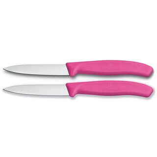 Cuchillo verdura mondador rosado 8 cm Victorinox,hi-res
