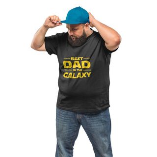 Polera Extra Grande Papa Star Wars Best Dad H,hi-res