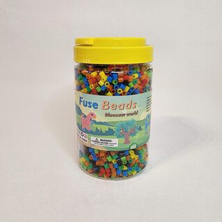 Fuse Beads - Jarra multicolor 4.500 piezas 3 tableros y acc,hi-res