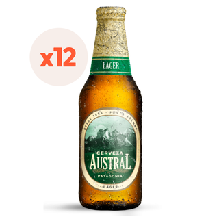 12X Cerveza Austral Lager Botellín 4,6° 330Cc,hi-res