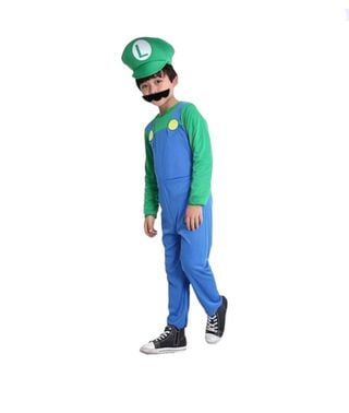 Disfraz de Luigi para Niño 7-9 años,hi-res