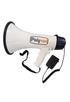 Megafono Portatil de 20W Polyvox PYV-110A Blanco,hi-res