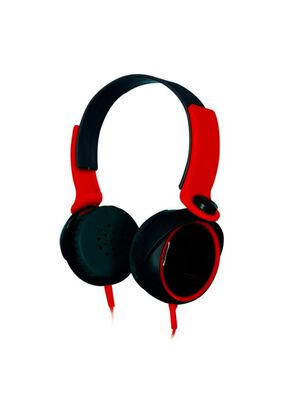 Audífonos Extrabass Over Ear Alámbricos Mlab Rojo,hi-res