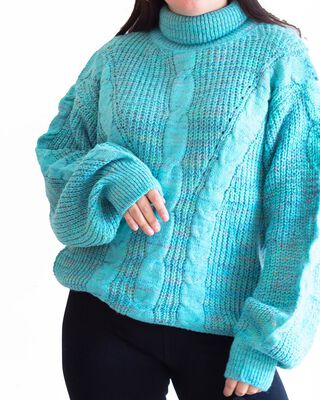 Chaleco mujer lana reciclada jaspeado manga englobada colores,hi-res